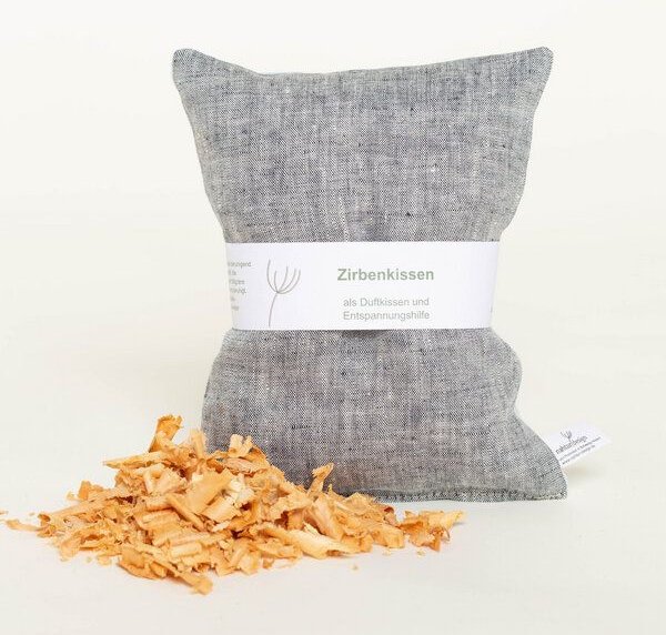 nahtur-design Zirbenkissen aus Bioleinen