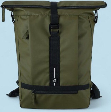 UNRAT REAL OCEAN PLASTIC UNRAT ROLLTOP RUCKSACK #1 DEEP BLACK