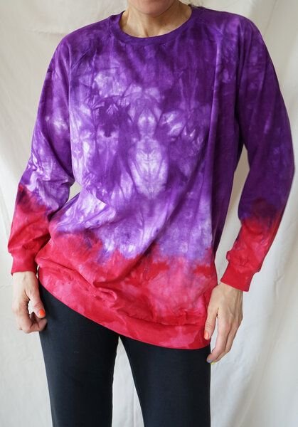 Lena Schokolade 2-color Sweater aus Bio-Baumwolle versch. Farben