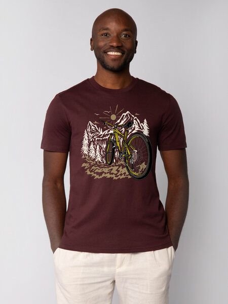 watapparel T-Shirt Unisex Mountainbike und Berge