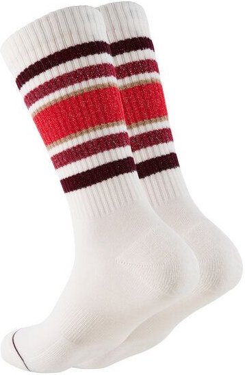 Socken "Ooley Sporty Glitter" aus Biobaumwolle made in Italy