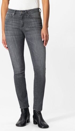 MUD Jeans Damen Jeans "Faye Straight - Authentic Black"