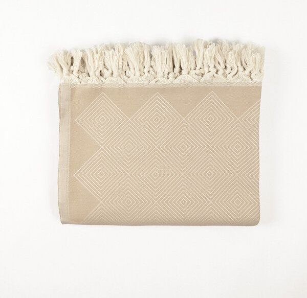 Yolunda Tagesdecke Kestane aus Bio-Baumwolle in 7 Farben