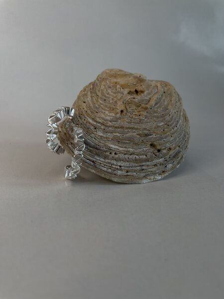 noemvri fashion label Logo Ear Hoops - big