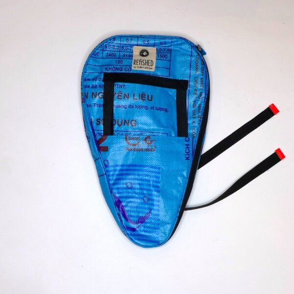 REFISHED fair fashion SCHLÄGERHÜLLE 'PADEL' - upcycelte Fischfuttersäcke und Zementsäcke