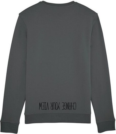 Human Family Bio Unisex Rundhals-Sweatshirt - "Change your view"