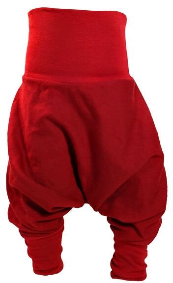 liebewicht Yogahose Pumphose Bio Sweat rot