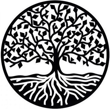 BeWooden Wanddekoration aus Holz - Lifetree