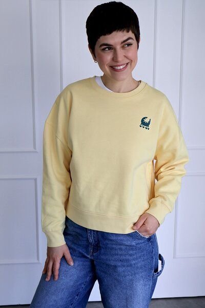 Kultgut Artdesign - Goodness Pulloversweater im Boxistyle / an ordinary crocodile