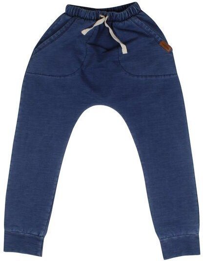 Jogginghose Kinder Dunkelblau Bio - Walkiddy Denim Jersey Nachhaltig GOTS-zertifiziert, bequemer Schnitt, umweltfreundli...