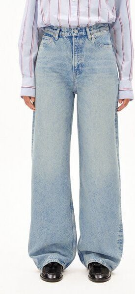 Thumbnail - ARMEDANGELS ENIJAA Damen Wide Leg Jeans aus recyceltem Baumwoll-Mix