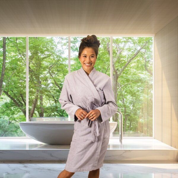 Kayori Sento - Bademantel - 35% Tencel / 65% Bio-Baumwolle