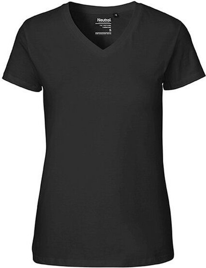 Neutral® Damen T-Shirt von Neutral Bio Baumwolle V-Neck