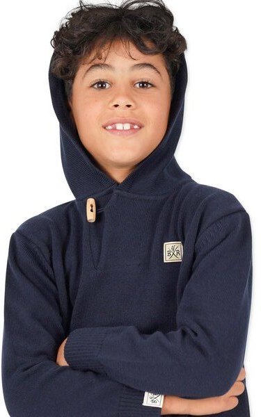 Thumbnail - Band of Rascals Bars Strick Hooded