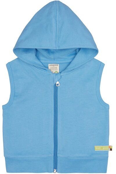 loud + proud Babys & Kinder Weste mit Kapuze, GOTS-zertifiziert
