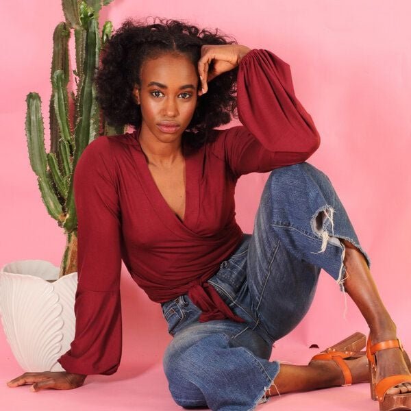 ManduTrap Tencel Wickelshirt Runa/berry