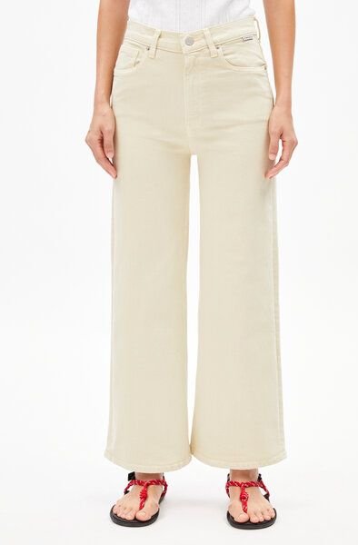 ARMEDANGELS MURLIAA CROPPED Damen Wide Jeans recyclter Baumwoll Mix Comfort-Stretch