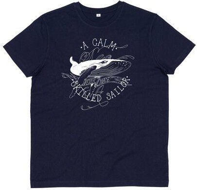ilovemixtapes A calm sea... Wal Men Essential T-Shirt – Nachhaltiges Bio-Baumwoll-T-Shirt mit Siebdruck