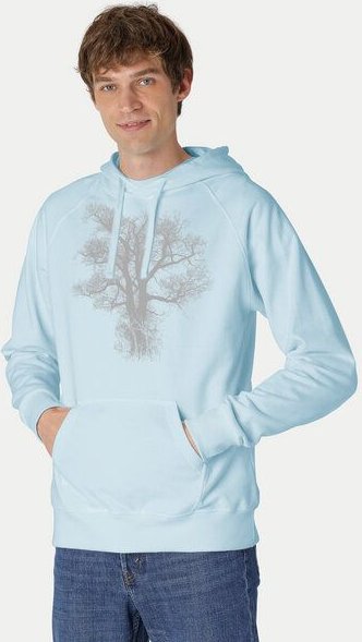 Thumbnail - Peaces.bio - handbedruckte Biomode Bio-Herren-Kapuzensweater Chestnut