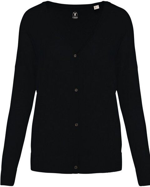 YTWOO Damen-Strickjacke aus Bio-Baumwolle und Lyocell TENCEL