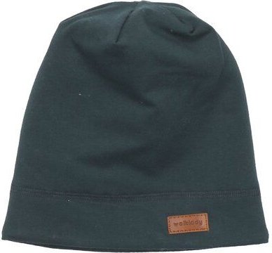 Babymütze GOTS zertifiziert – 95% Bio-Baumwolle, Dunkelgrün, 5% Elasthan, weich & elastisch, bequem | Walkiddy