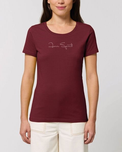 Human Family Bio Damen Rundhals T-Shirt "Amare - Free Spirit"