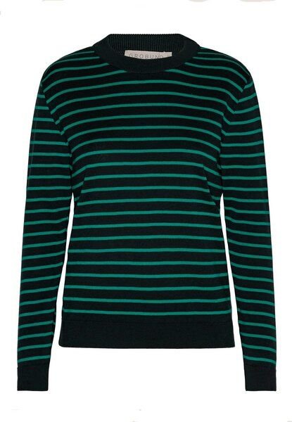 GROBUND Die Strickbluse Marie – GOTS zertifiziert aus 100 % Bio-Baumwolle