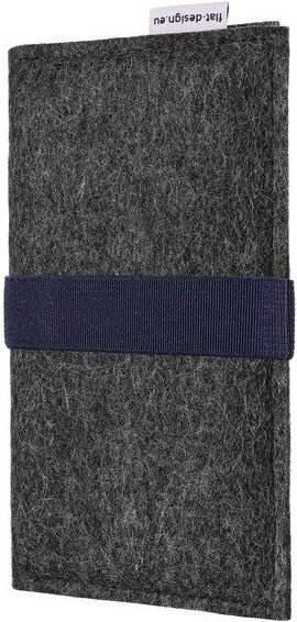 flat design by Mareike Kriesten Handyhülle AVEIRO für Gigaset - VEGANer Filz - anthrazit