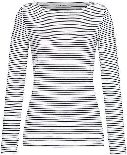 NATIVE SOULS Longsleeve Stripes für Damen aus Bio-Baumwolle