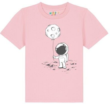watabout.kids T-Shirt Kinder Kleiner Astronaut mit Luftballon