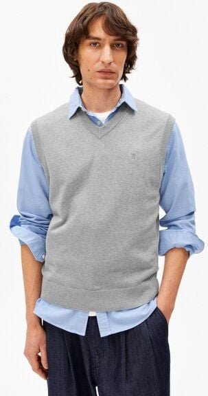 ARMEDANGELS SLEEVELESS KNIT Herren Pullunder aus Bio-Baumwolle