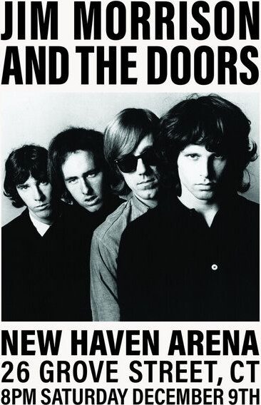 Photocircle Poster / Leinwandbild - Jim Morrison and The Doors