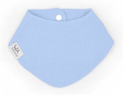 Hutch&Putch Musselin Lätzchen - Dreieckstuch mit Druckknopf für Baby (0-2 Jahre) aus 100% Bio-Baumwolle