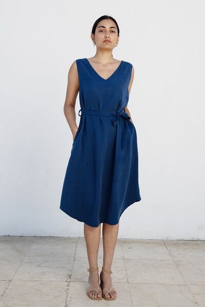 Studio Hertzberg MIDIKLEID "LAU-RAA" AUS TENCEL