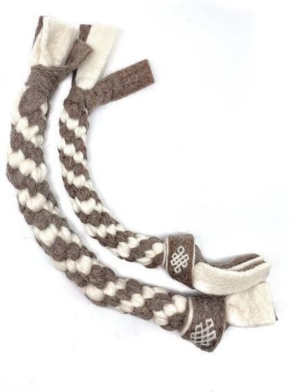 Wooliie Endless Knot Braided Rope – handgefertigtes Spielzeug aus 100 % naturbelassener Schurwolle