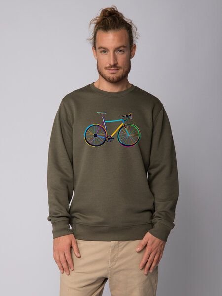 Thumbnail - watapparel Sweatshirt Unisex Fahrrad by night
