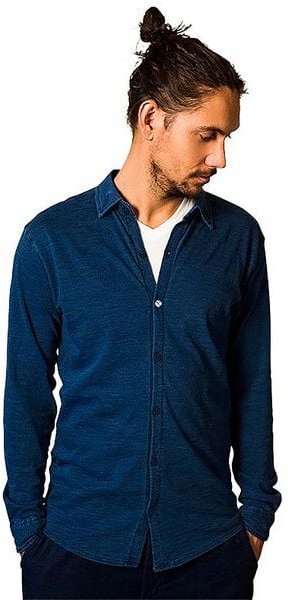 The Driftwood Tales Denim Collar shirt