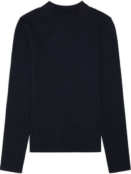 KnowledgeCotton Apparel Ripp-Longsleeve High Neck