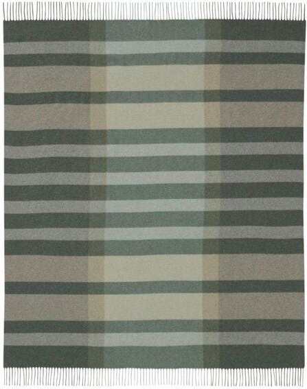 biederlack Plaid Wohndecke Charming Wolle-Kaschmir-Mix tolle Strip Farben