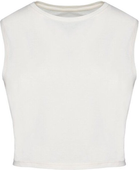 Greenspired Umweltfreundliches ärmelloses Cropped Damen-T-Shirt 165g/m²