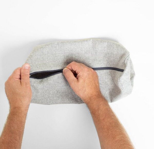 nahtur-design Kissenbezug für Nackenrollen | 100% Feinloden