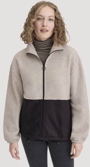 hessnatur Wollfleece Jacke Oversize aus Bio-Merinowolle mit Bio-Baumwolle