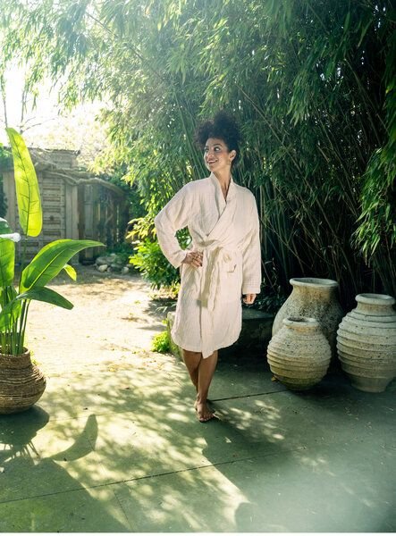 Kayori Cato - Bademantel - 100% Bio-Baumwolle