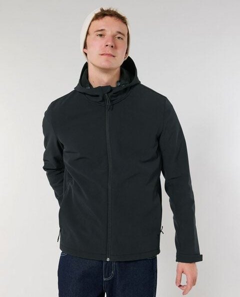 YTWOO Herren Eco Softshell Jacke mit Kapuze
