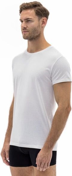 Thumbnail - Barrio 13 T-Shirt Herren Rundhals 3er Pack - Stretch Baumwolle Unterhemd mit Kurzarm Slim Fit
