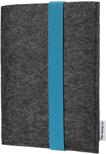 flat.design Hülle LAGOA für Tablets & Laptops bis 15,9 " - 100% Wollfilz - dunkelgrau => genaues Modell bei der Bestellu...
