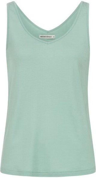 NATIVE SOULS Lyocell Damen V-Neck Top