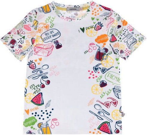 Marraine Kids T-Shirt aus Biobaumwolle mit Alloverdruck