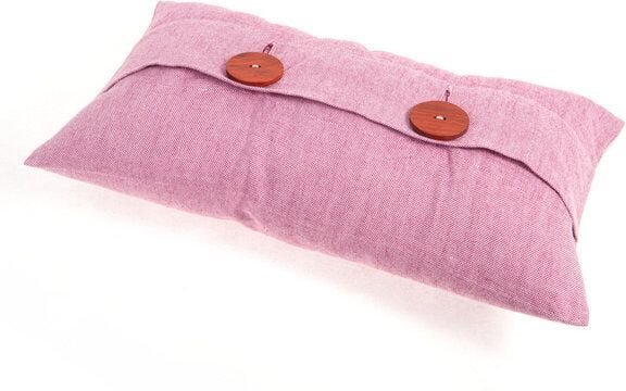 HängemattenGlück Sofakissen / Dekokissen aus reiner Bio Baumwolle (Bezug und Füllung) 50x30cm viele Farben