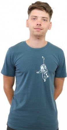 Spangeltangel Herrenshirt "Kosmonaut", T-Shirt, Bio-Baumwolle, Astronaut, Stern,